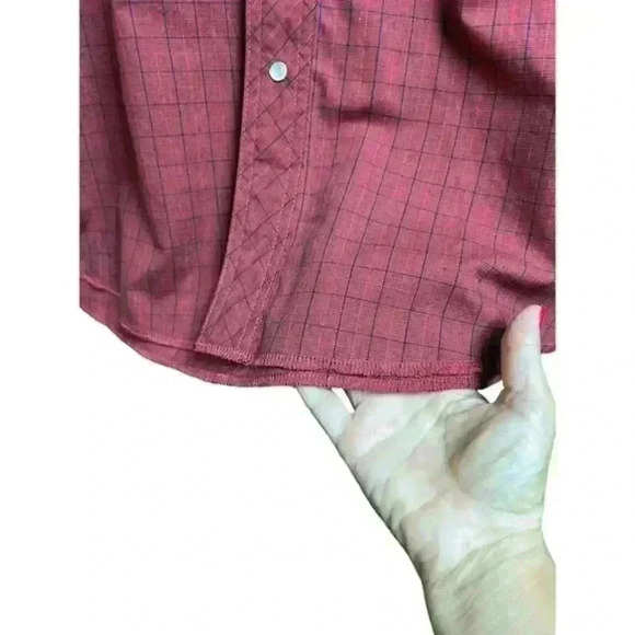 Wrangler Pearl Snap Plaid Western Wear for Men - Picture 5 of 11
